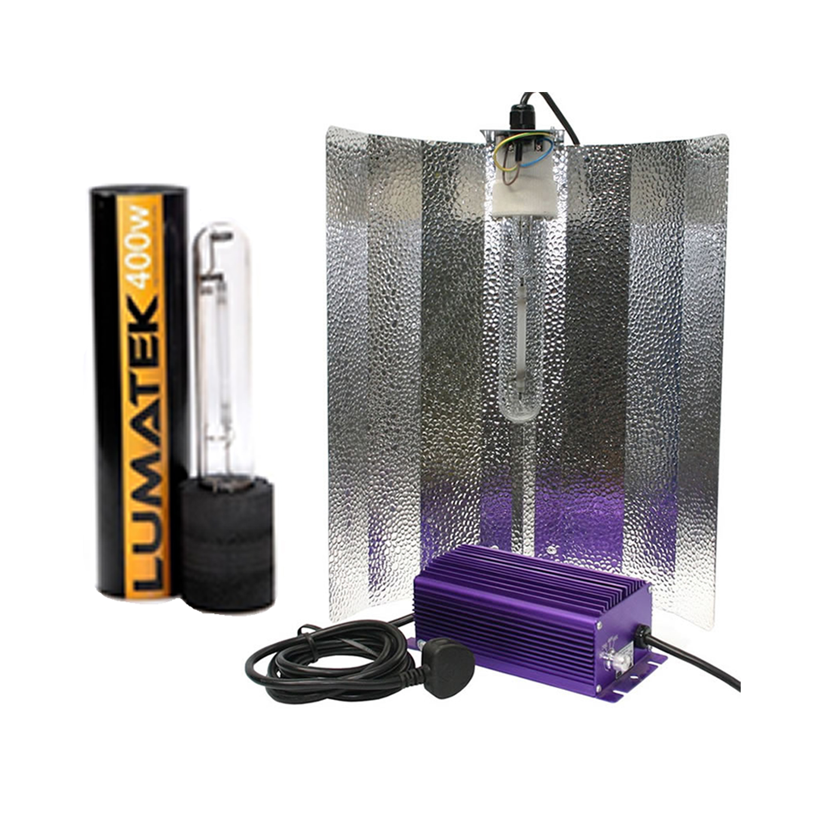 Lumatek 400W Digital Dimmable Complete Euro Grow Light Kit A1M Hydro